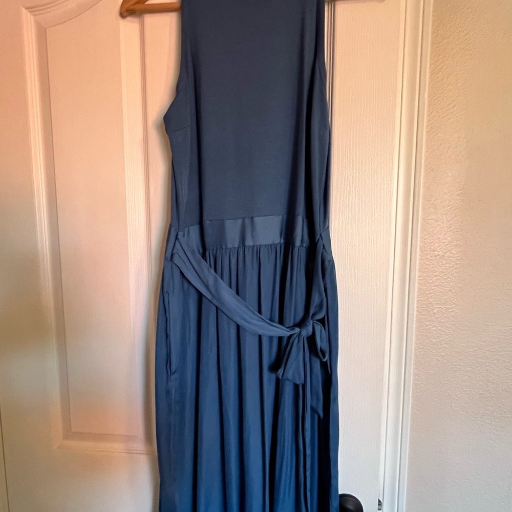 LOFT Blue Midi Dress